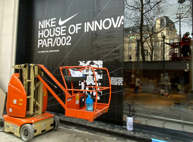 Film décoratif vitrine