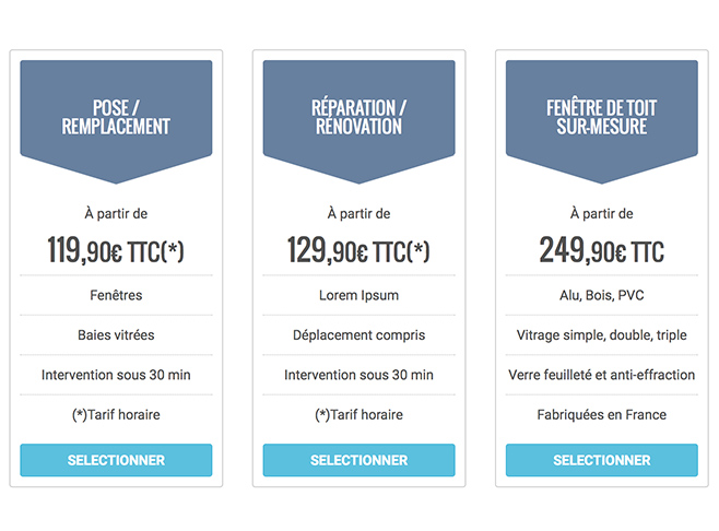Tarif fenêtre de toit